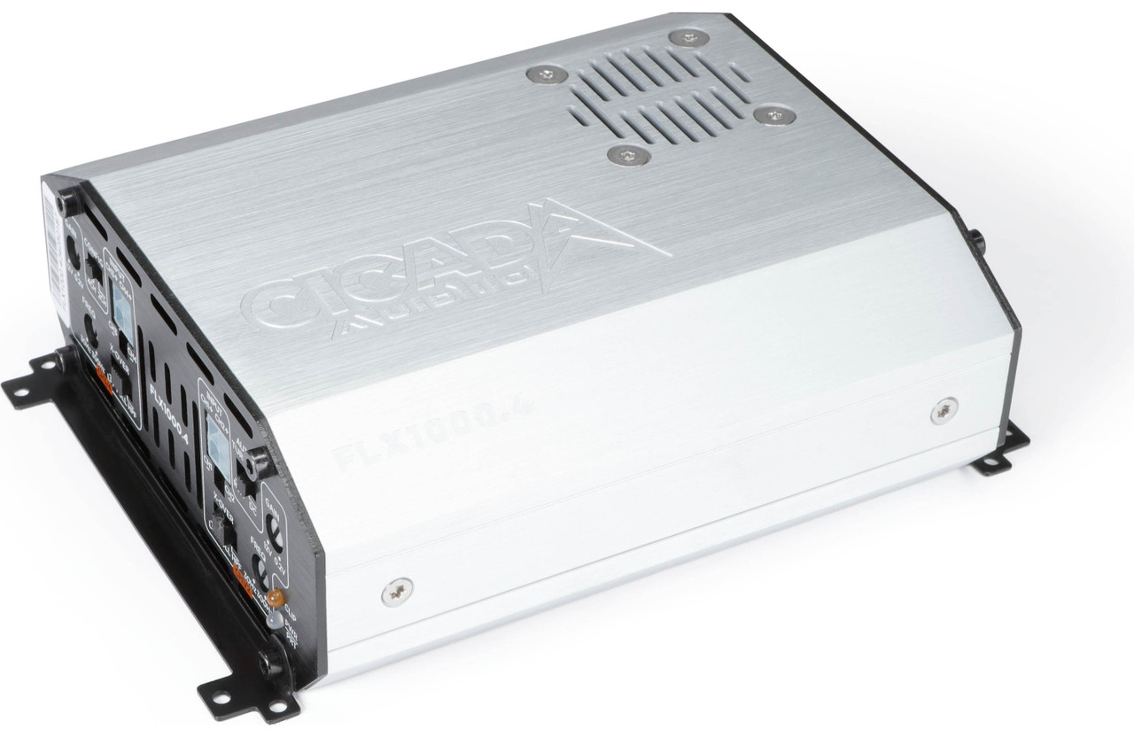 AM-451-A/FRR-24 AMPLIFIER　CONVERTER ジャンク Cicada Audio FLX1000.4 4-Channel Motorcycle Amplifier — 168W RMS x