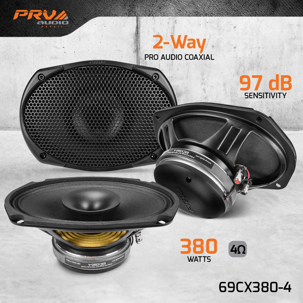 PRV Audio 69CX380-4 6x9