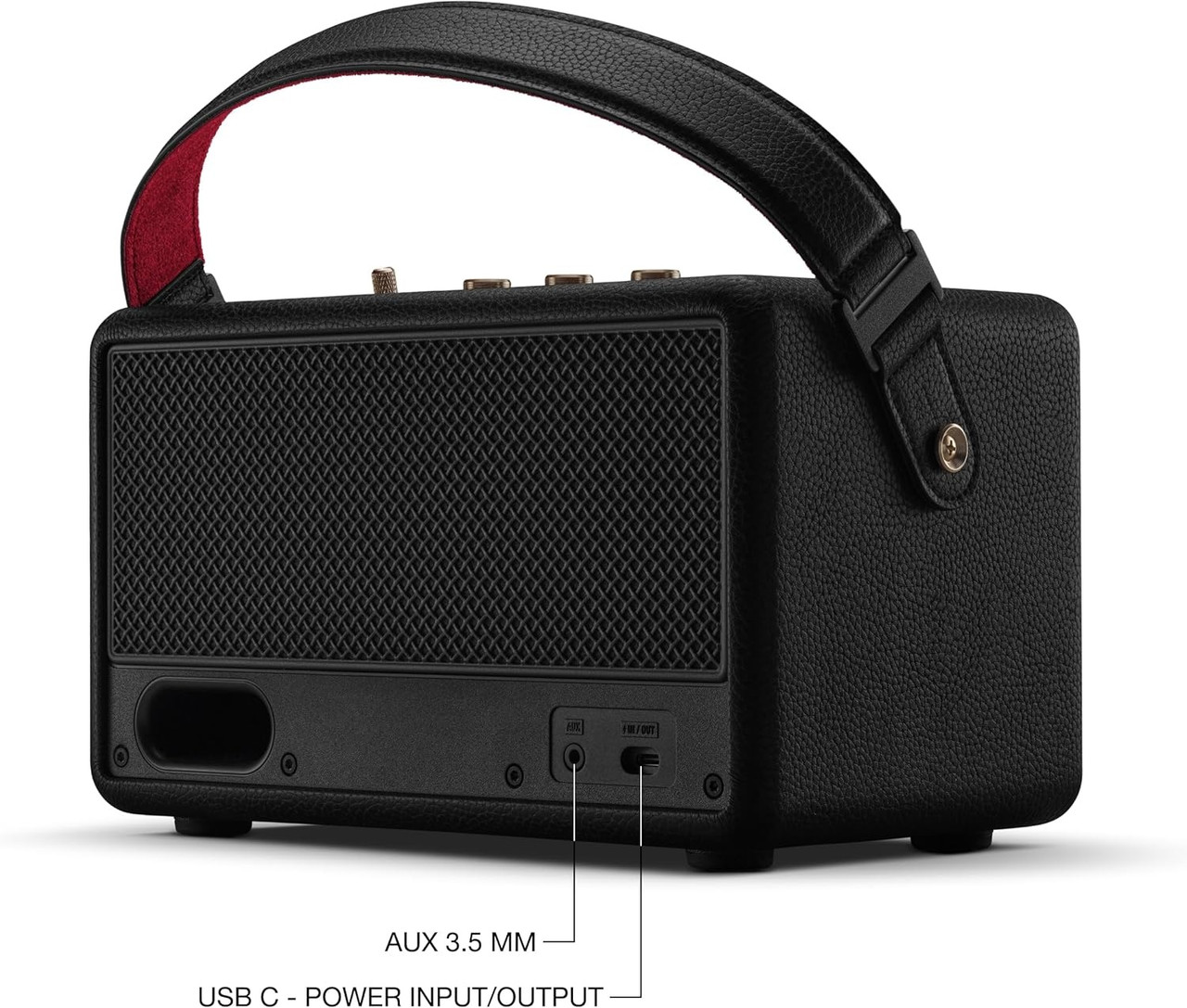 c*i様 Marshall Portable Bluetooth Speaker Marshall Kilburn III Portable Bluetooth Speaker - Black & Brass