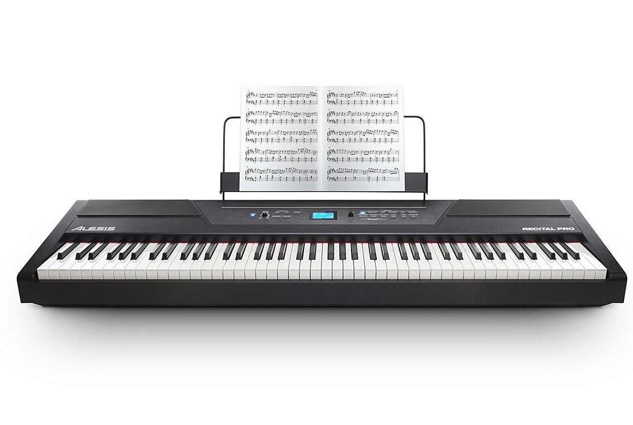 Alesis Recital Pro 88-Key Digital Piano with Hammer-Action Keys