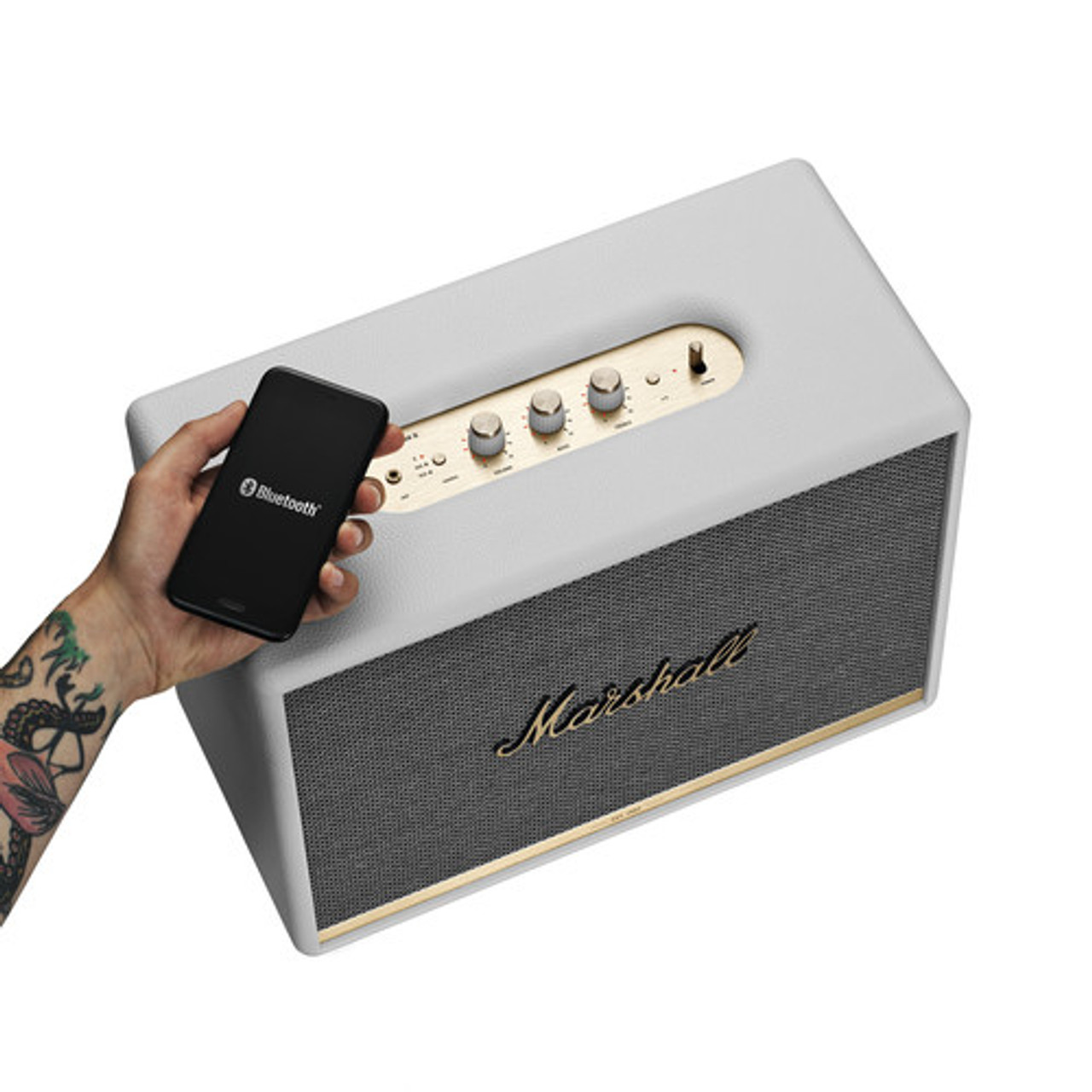 Marshall Woburn II Bluetooth Speaker System - White - Singh