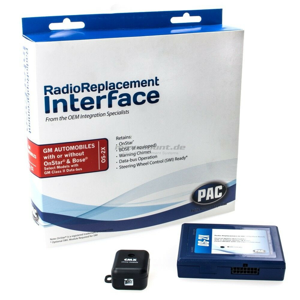 PAC OS2X Radio Replacement Interface for Select 2000-2013 GM Class