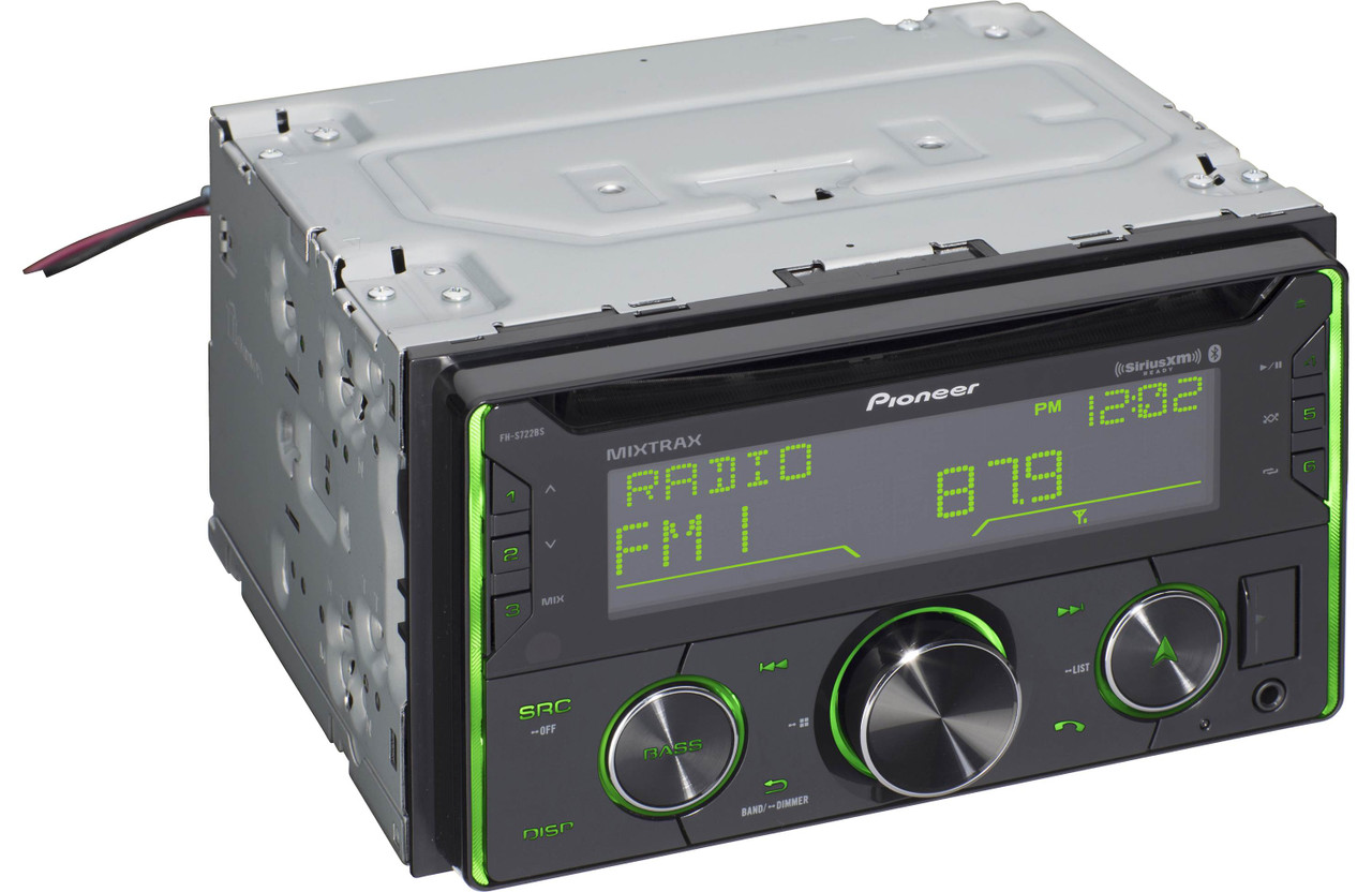 Pioneer FH-S722BS Black Double DIN CD Receiver With Built-In