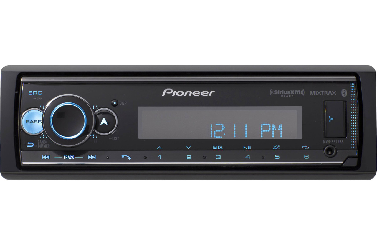 Pioneer MVH-S522BS Black Digital Media Receiver With Built-In