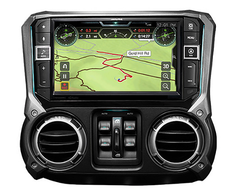 Alpine X409-WRA-JK Custom-Fit Digital 