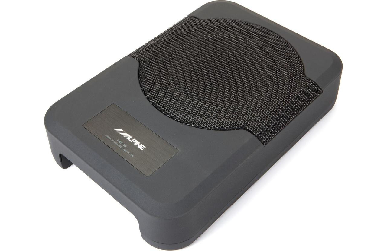 Alpine PWE-S8-WRA Compact Powered Subwoofer - Singh Electronics