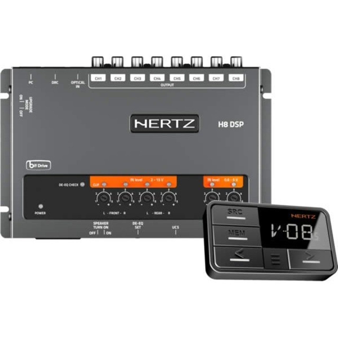 HERTZ H8 DSP プロセッサー Hertz H8 DSP DRC Single Interface Car Audio Processor