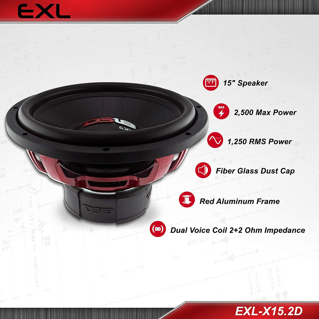 DS18 EXL-X15.2D 15