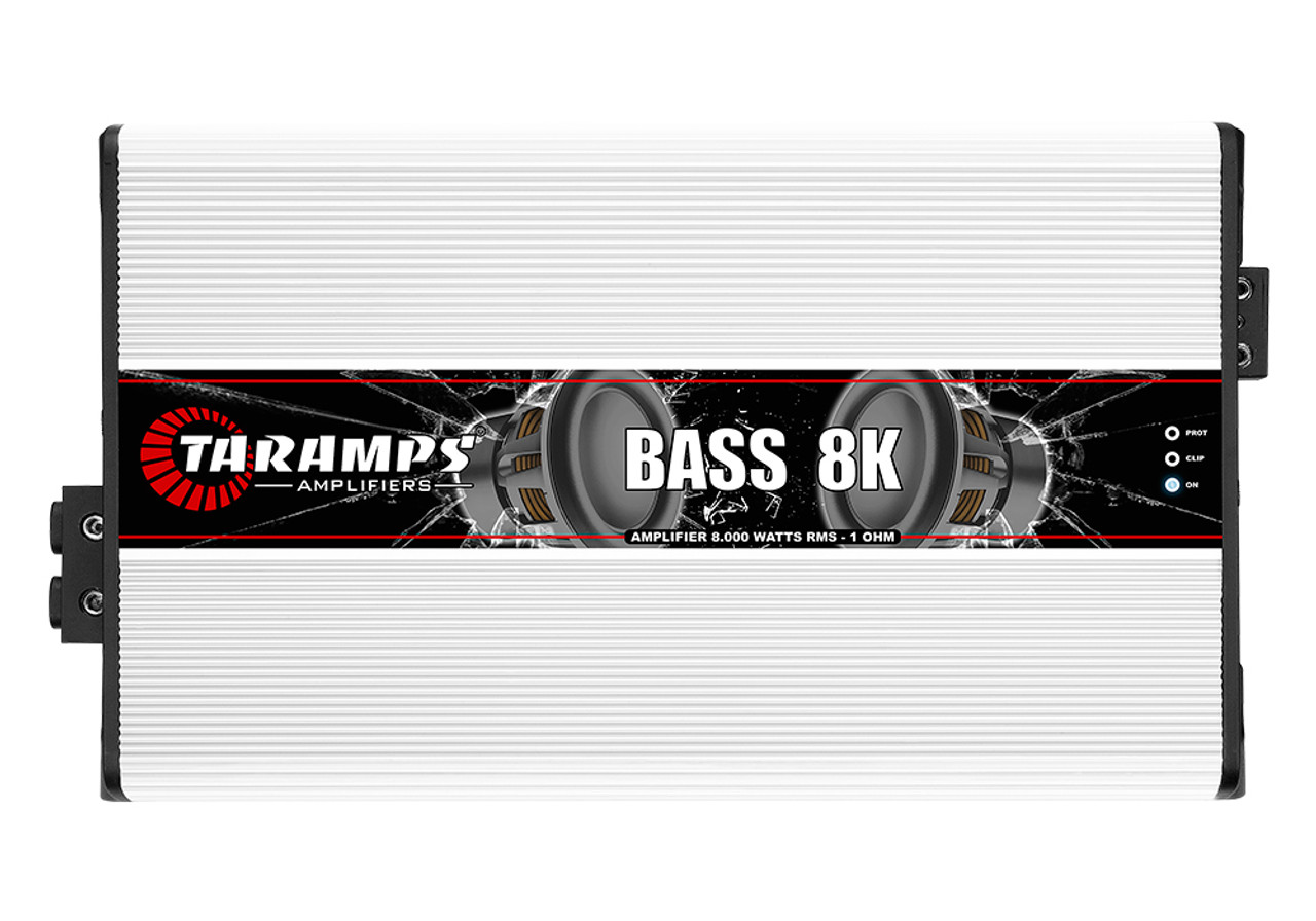 Taramps Bass 8K 8000 Watts RMS Class D Car Amplifier - 1 Ohm