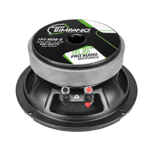 Timpano TPT-MD6-8 6.5” 200W RMS Pro Audio Midrange Loudspeaker - 8