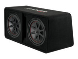 Kicker 48DCVR122 CompVR 12" Dual Subwoofer Vented Enclosure 800W RMS - 2 Ohm
