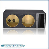 Ground Shaker 32HZ212B Black 12" Dual Competition 32Hz Ported Sub Box