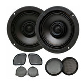 Memphis Audio MXAHDPRO4 Harley Davidson 6.5" 75W RMS 4-Speaker Direct Fit OEM Kit with Amplifier