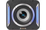 Alpine S2-SB8 PrismaLink S2-Series Sealed Subwoofer Enclosure with 8" 300W RMS Subwoofer and RGB Lighting