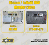 ZZ2 ITZ-NIF Wireless CarPlay/Android Auto Interface for Select 2015-2019 Infiniti & Nissan Vehicles with 8" Touchscreen