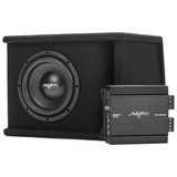 Skar Audio BNDLE-SDR1X8D2 Single 8" 350W RMS SDR Series Complete Subwoofer Package with Vented Enclosure and Amplifier