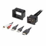 Axxess AXUSB-RAM1-6 USB/AUX/HDMI Panel for Select 2015-Up Chrysler/Dodge/Jeep Vehicles