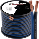 Singh Electronics 8 Gauge OFC Speaker Wire - Per Foot (Blue/Black)