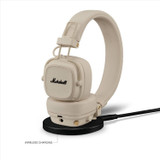 Marshall Major V Wireless On-Ear Bluetooth Headphones - Cream