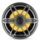 JL Audio M6-650X-S-GmTi-i M6 Series 6.5" 75W RMS Marine Speakers with LED Lights - Gunmetal Sport Grille 