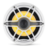 JL Audio M6-650X-S-GwGw-i M6 Series 6.5" 75W RMS Marine Speakers with RGB LED Lighting and White Sport Grille
