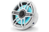 JL Audio M6-770x-S-GwGw-i M6 Series 7.7" 100W RMS Marine Speakers with RGB LED Lighting and White Sport Grille 