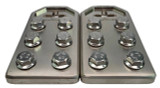 Sky High Car Audio Cast Flat 6 Spot Battery Terminals