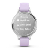 Garmin Lily 2 Active Sports & Fitness Smartwatch - Slate with Purple Jasmine Silicone Band