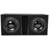 Skar Audio EVL-2X12D4 Dual 12" 2,500W RMS Loaded EVL Series Vented Subwoofer Enclosure
