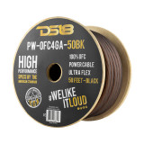 DS18 Ultra Flex 100% OFC Copper 4 Gauge Power/Ground Wire - 50ft Spool