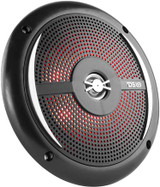 DS18 NXL-6SL/BK 6.5" 25W RMS 2-Way Coaxial Marine Shallow Speaker With LED RGB Lights - Black