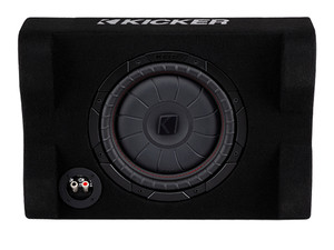 Kicker 48CVTDF102 10" Down Firing Subwoofer Enclosure 350W RMS - 2 Ohm 