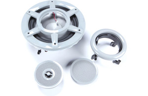 JBL Stadium Marine 82M 8" 200W RMS 3-Way Marine Speakers with Built-in RGB LED Lights - Gray