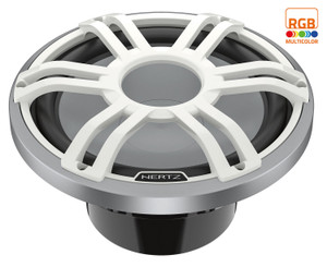 Hertz HMS 12 S2-LD-SW 12" 500W RMS Marine Subwoofer - 2 Ohm (Silver/White) 