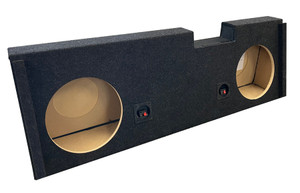 Atrend A184-10CP Dual 10" Sealed Subwoofer Enclosure for 2007-2023 Chevrolet Silverado and GMC Sierra Crew Cab