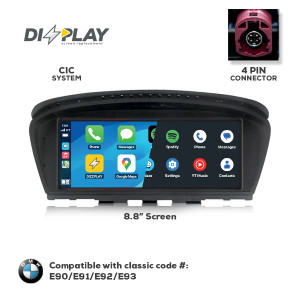 ZZ2 DZZ-CIC-3S-E9X-8-UHD  8.8" DIZZPLAY for Select 2009-2012 BMW 3 Series (E90/E91/E92/E93) with CIC System