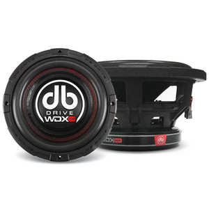 DB Drive WDX10G2F-4 10" 500W RMS Shallow-Mount Car Subwoofer - Dual 4 Ohm