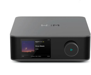 WiiM Amp Ultra Wireless Streaming Amplifier with Bluetooth and Google Cast (Space Gray)