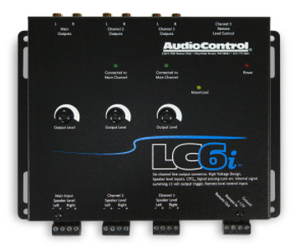 AudioControl LC6i Black 6-Channel Line Output Converter