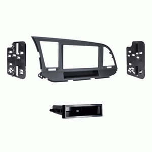 Metra 99-7376B Single Din Dash Kit w/ Pocket for Select 2017-Up Hyundai Elantra Vehicles