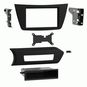 Metra 99-8725B Single/Double DIN Dash Kit for Select 2012-2015 Mercedes-Benz C-Class Vehicles