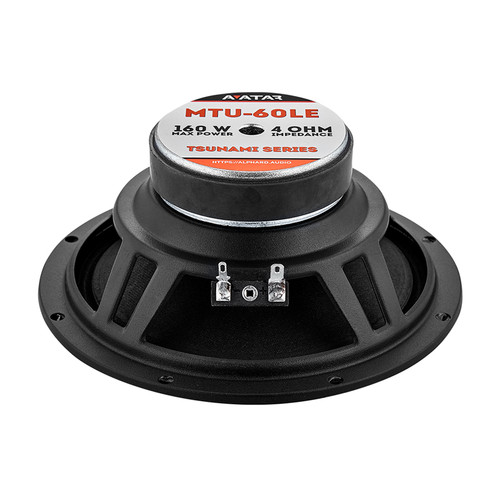 Avatar MTU-60 LE Tsunami Series 6.5" 80W RMS Midrange Speaker (Pair) - 4 Ohm