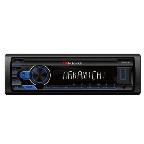 Nakamichi NQ511B Single-DIN Mech-less USB / SD / AM FM Receiver with Bluetooth 