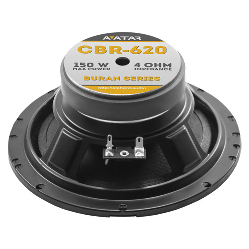 Avatar CBR-620 Buran Series 6.5" 75W RMS Component Speakers