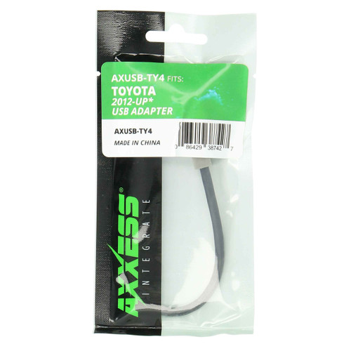 Axxess AXUSB-TY4 12" USB Adapter for Select Toyota 2012-Up