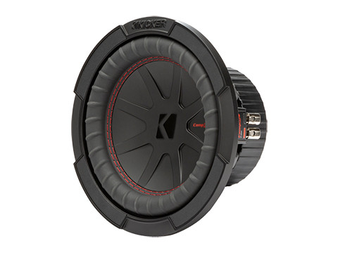 Kicker 48CWR84 CompR 8" 300W RMS Car Subwoofer - Dual 4 Ohm