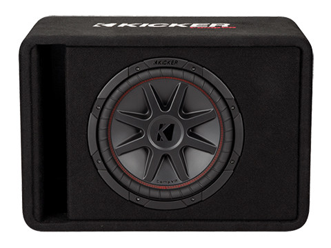 Kicker 48VCVR122 CompVR Single 12" 400W RMS Subwoofer Vented Enclosure - 2 Ohm