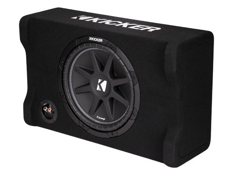 Kicker 48CDF124 Comp 12" Down Firing Subwoofer Enclosure 150W RMS - 4 Ohm