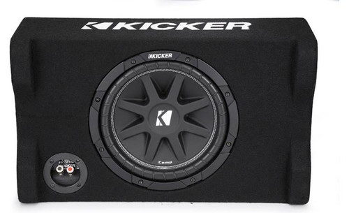 Kicker 48CDF104 Comp 10" Down Firing Subwoofer Enclosure 150W RMS - 4 Ohm 