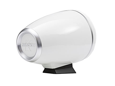 Kicker 46KMFC65W 6.5" Marine Coaxial Tower Speaker System - White 